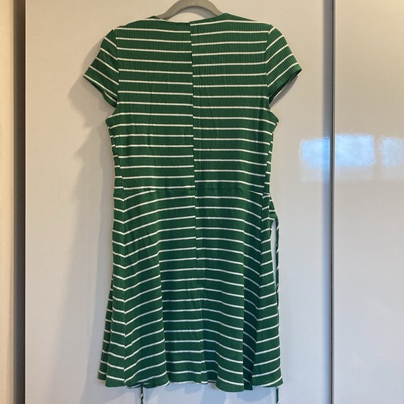 Reformation Striped Wrap Dress - Picture 7 of 7